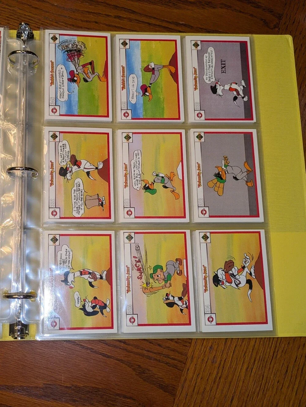 100 Looney Tunes MLB Cards Binder 🔥 1992 Upper Deck Comic Ball Baseball